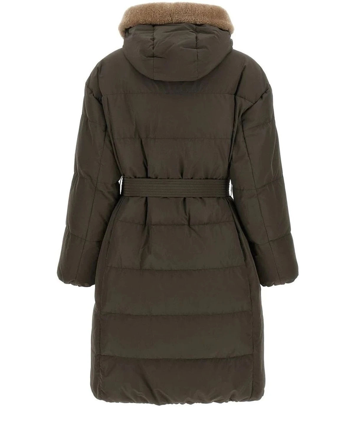 Brunello Cucinelli Puffer Jacket in brown — view 2