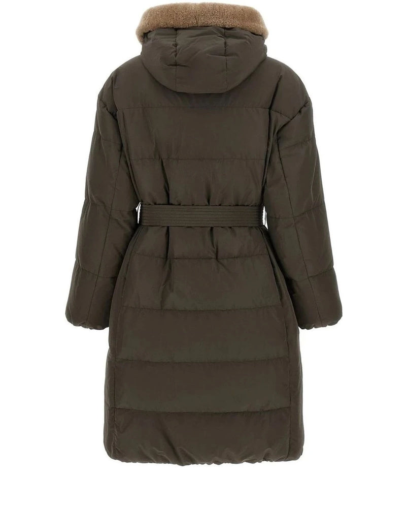 Brunello Cucinelli Puffer Jacket in brown — view 2