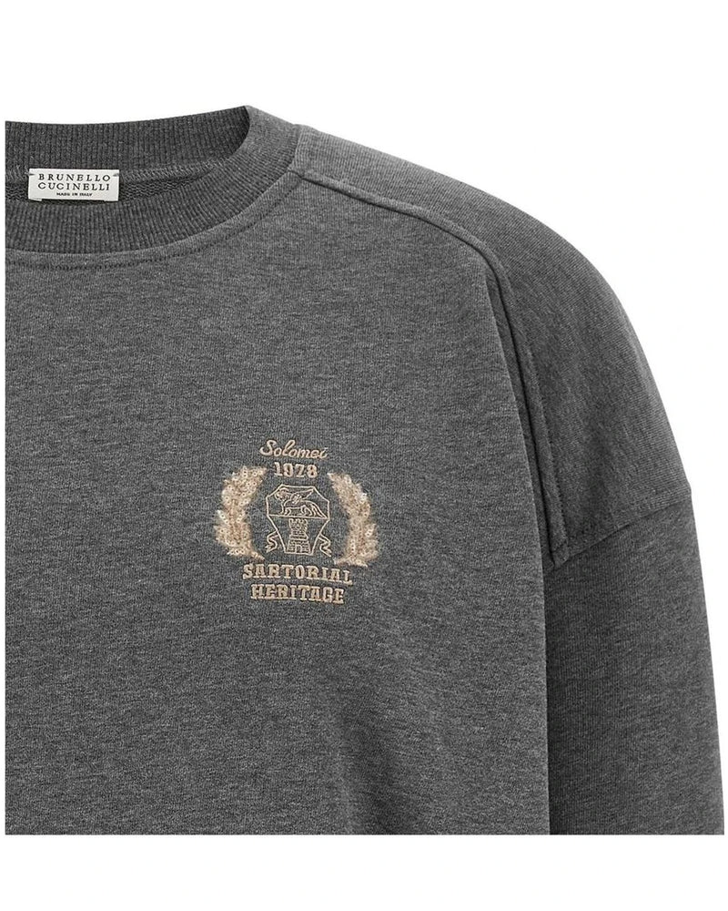 Brunello Cucinelli Sweatshirt in gray — view 3