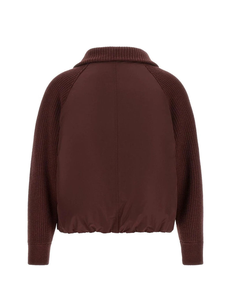 Brunello Cucinelli Bomber Jacket in red — view 2