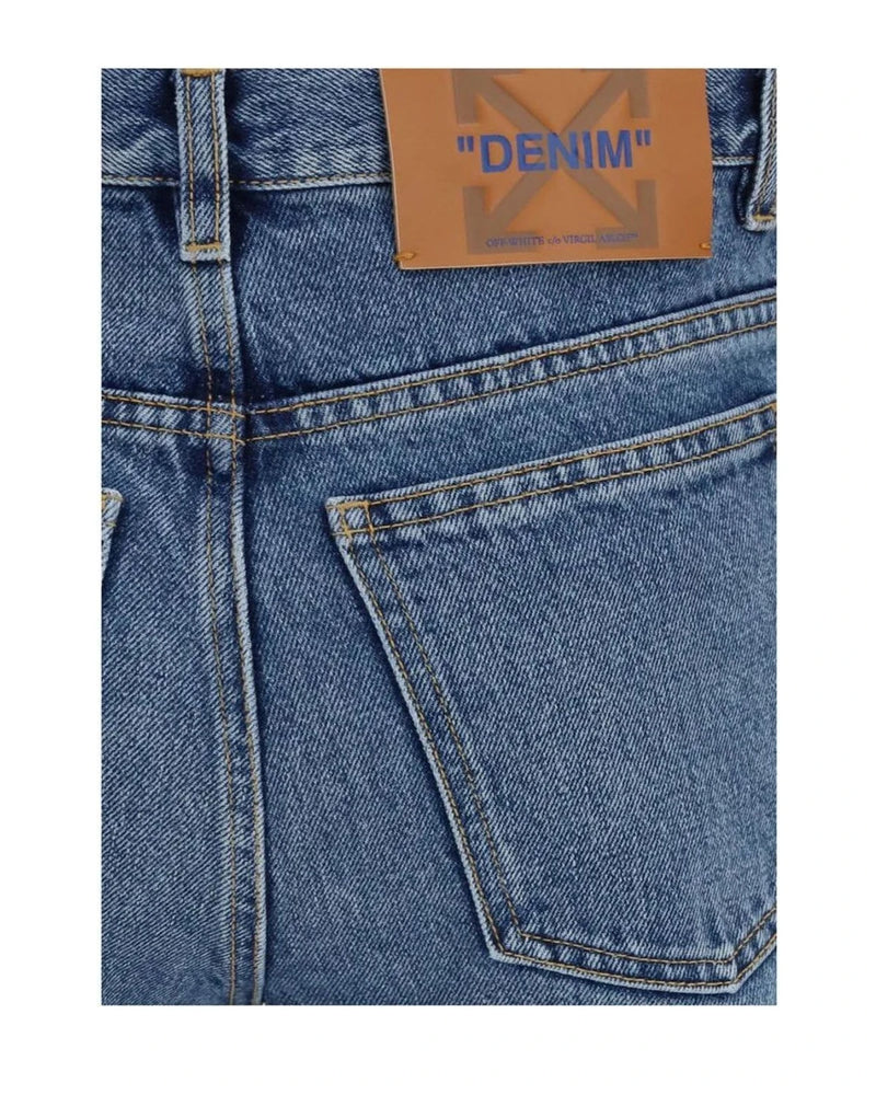 Off-White Jean in blue, Cotton — view 3