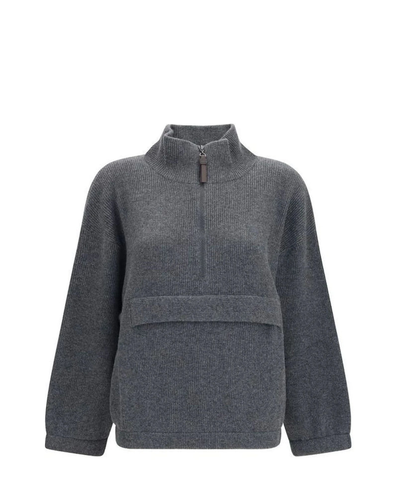 Brunello Cucinelli Sweatshirt in gray, Kashmir