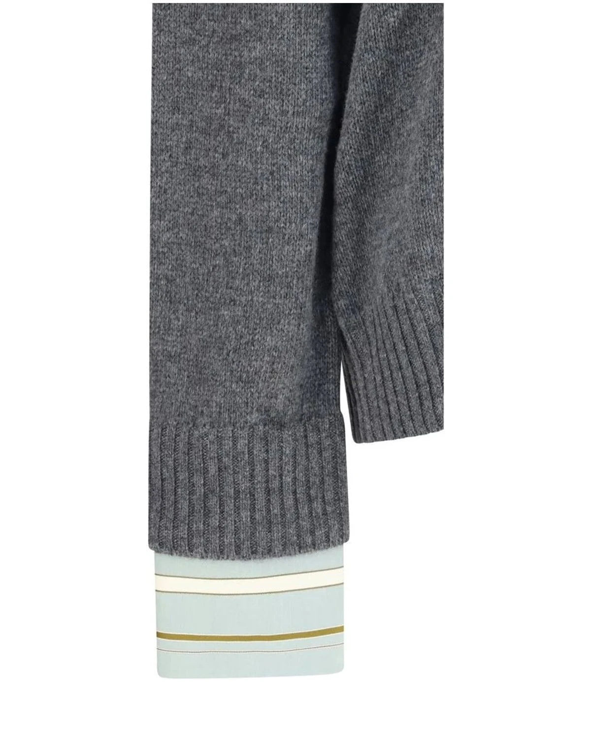 Prada Sweater in gray, Fleece Wool — view 3