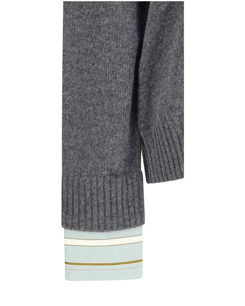 Prada Sweater in gray, Fleece Wool — view 3