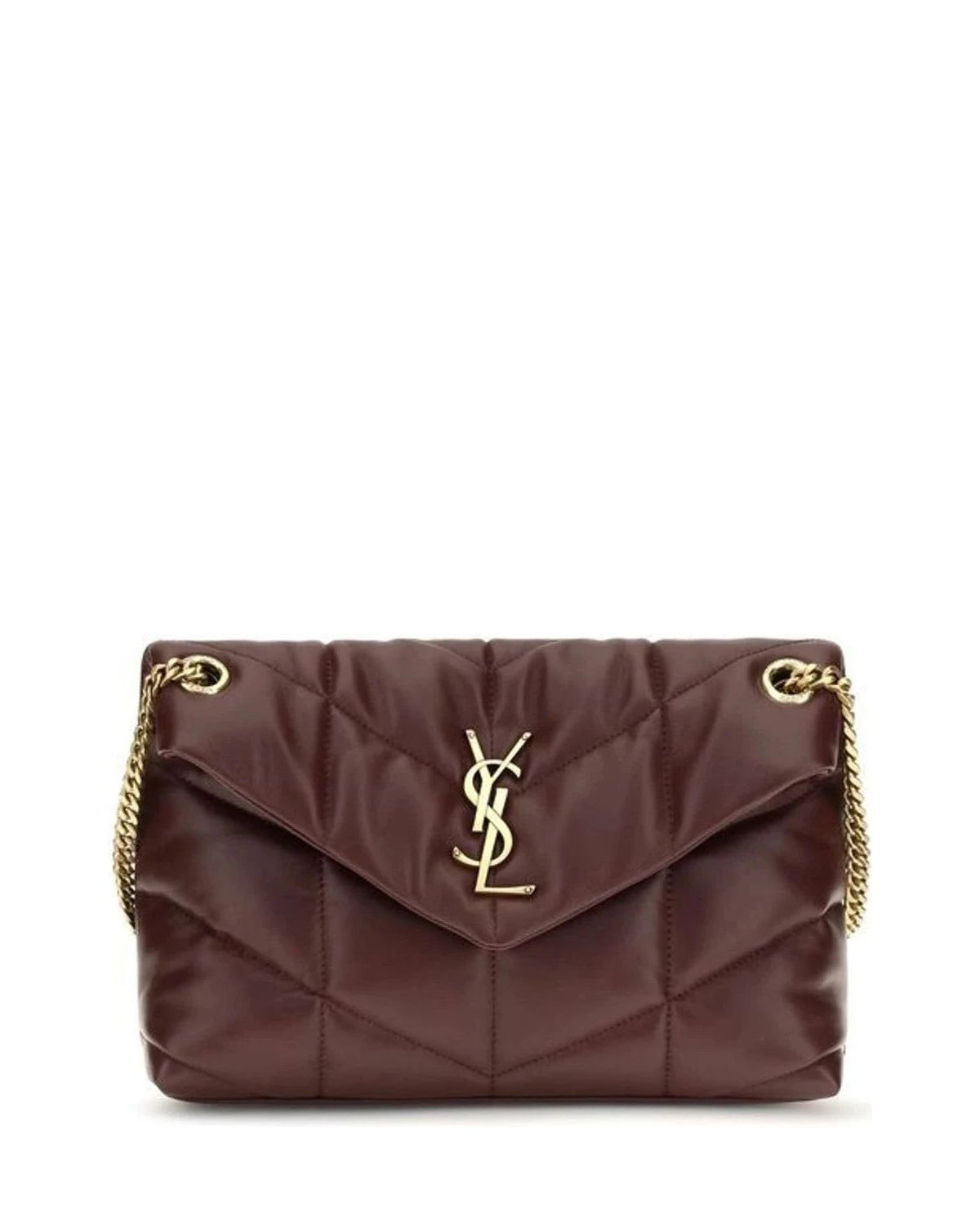 Saint Laurent Shoulder Bag in red, Lamb