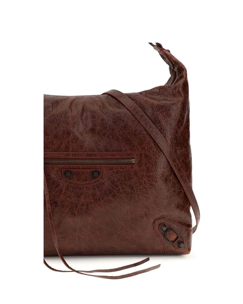 Balenciaga Hobo Bag in red, Lamb — view 4