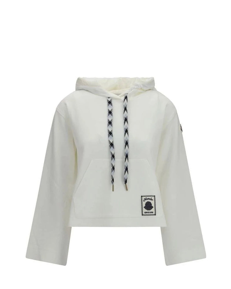 Moncler Hoodie in white, Cotton