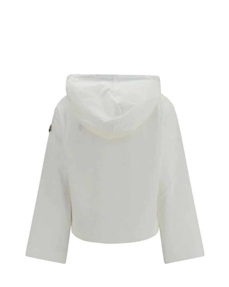Moncler Hoodie in white, Cotton — view 2