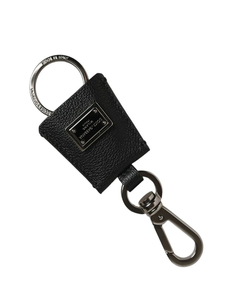 Dolce & Gabbana Keychain in black, Leather Attachment — view 3