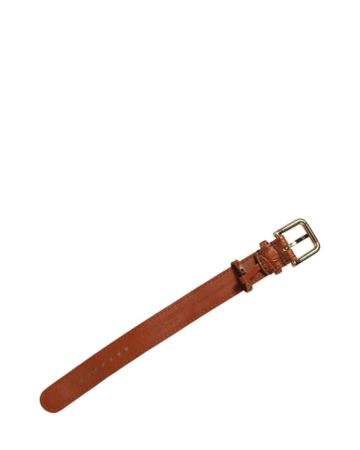 Dolce & Gabbana Bracelet in brown, Caiman Leather — view 3
