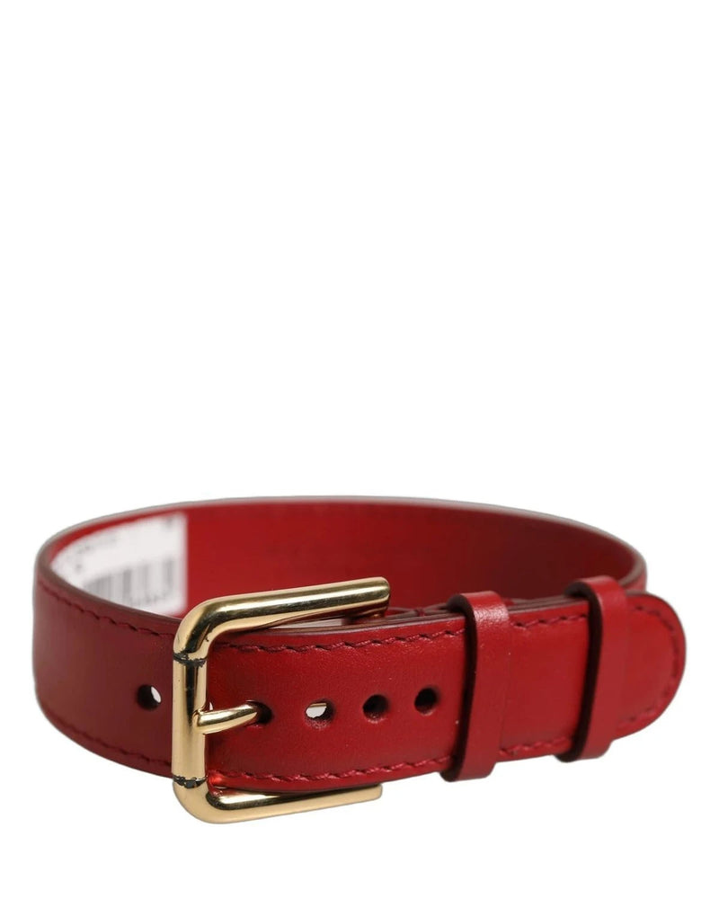 Dolce & Gabbana Bracelet in red, Calf Leather — view 2