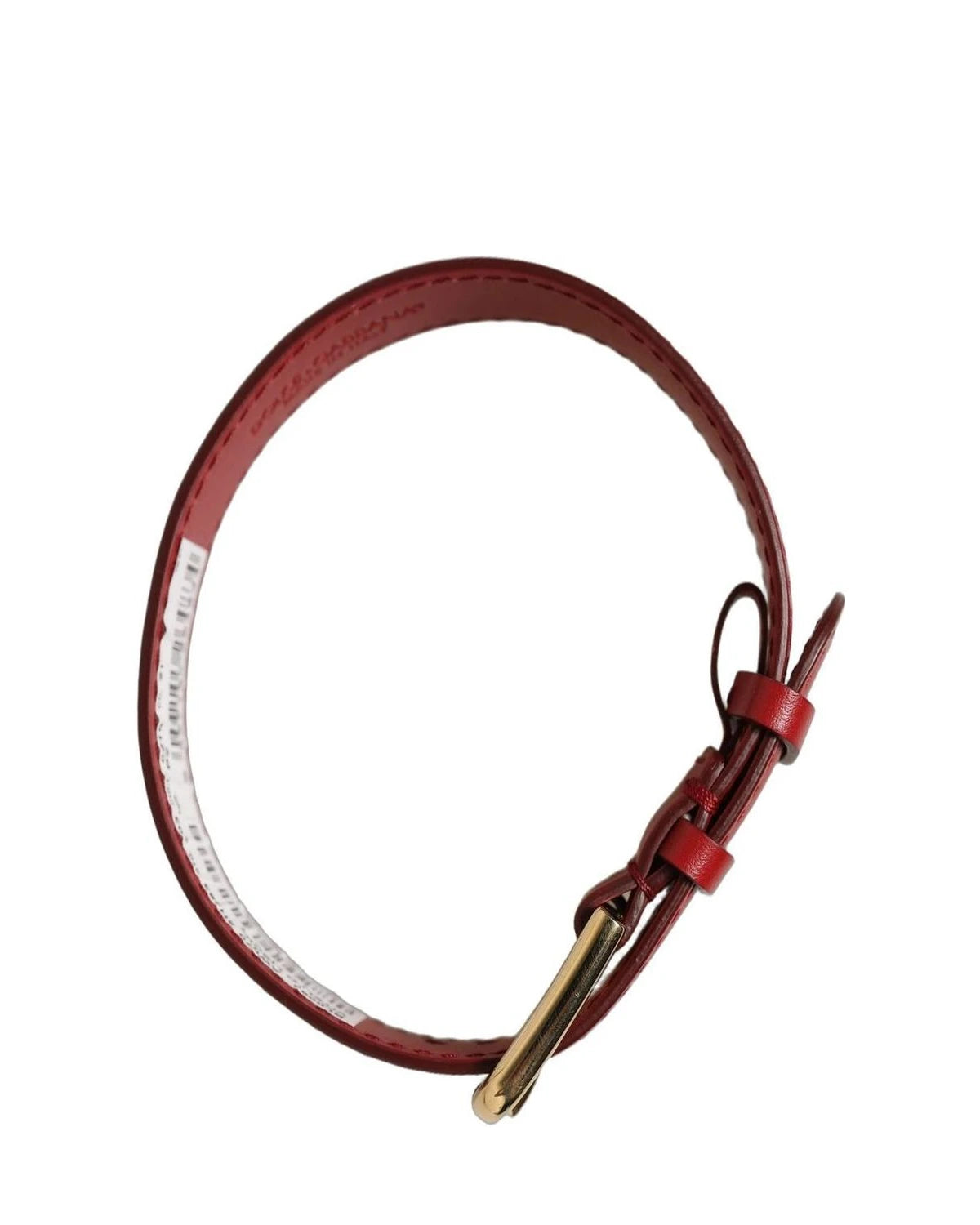 Dolce & Gabbana Bracelet in red, Calf Leather — view 8