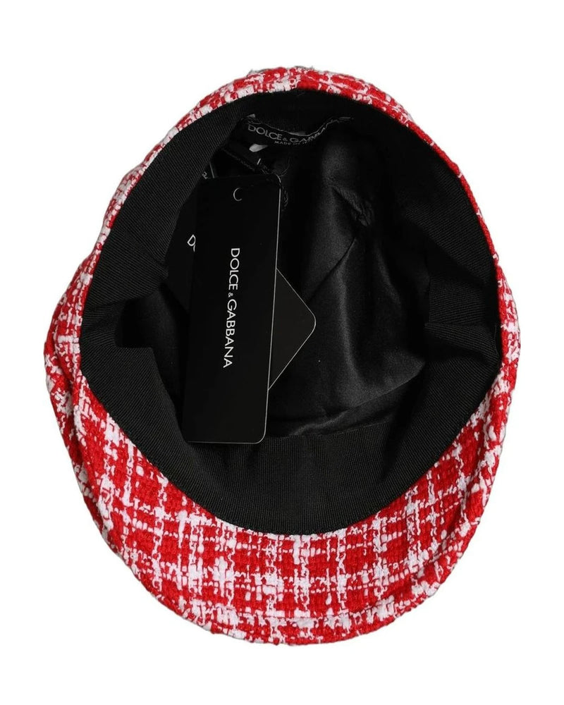 Dolce & Gabbana Winter Hat in red, Cotton