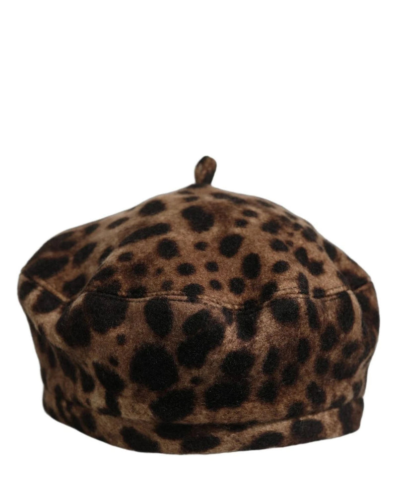 Dolce & Gabbana Beret in brown, Wool — view 2