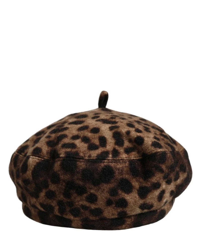 Dolce & Gabbana Beret in brown, Wool — view 4