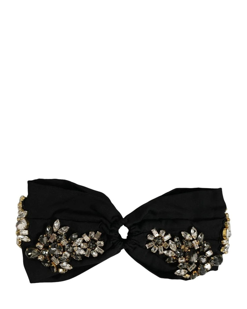Dolce & Gabbana Headband in black, Silk — view 3