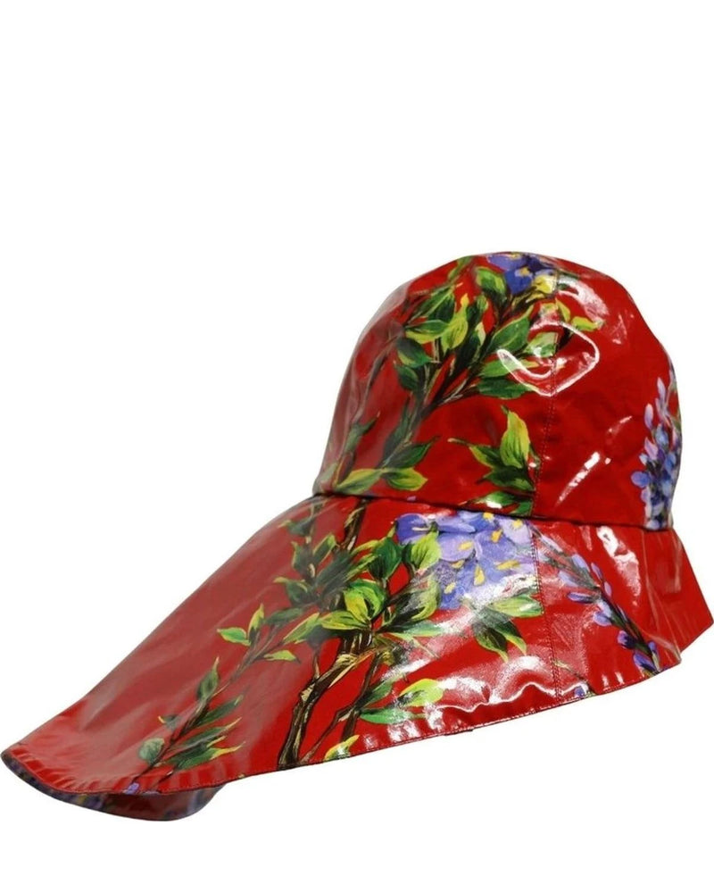 Dolce & Gabbana Bucket Hat in red, Cotton Polyester — view 2