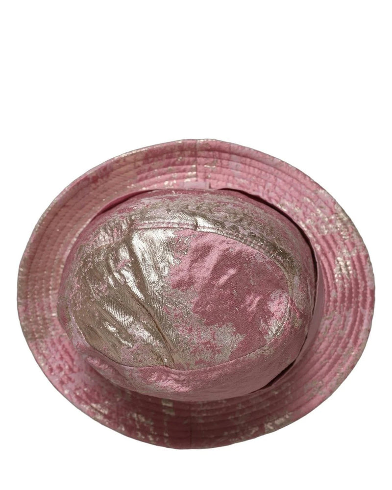 Dolce & Gabbana Bucket Hat in pink, Polyester — view 5