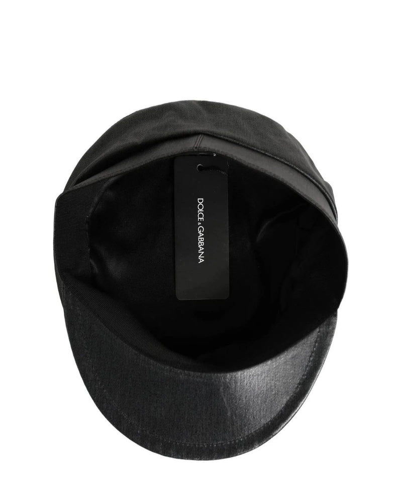 Dolce & Gabbana Bowler Hat in black, Cotton Silk