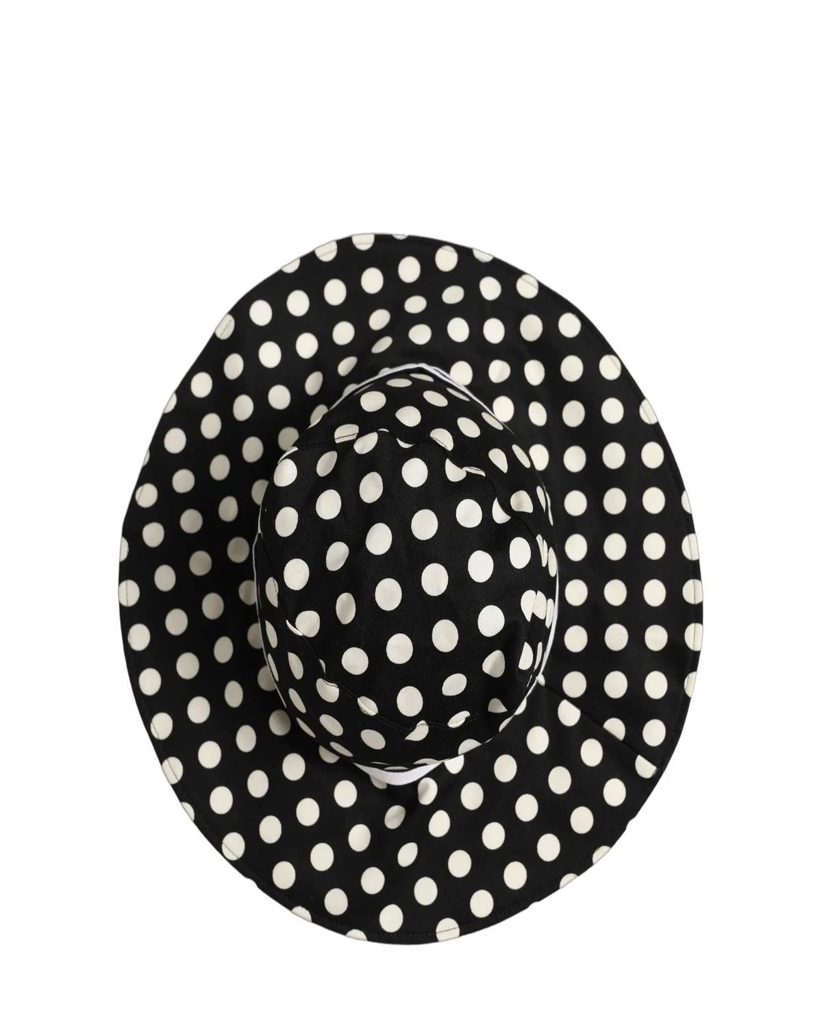 Dolce & Gabbana Sun Hat in black, Cotton — view 5