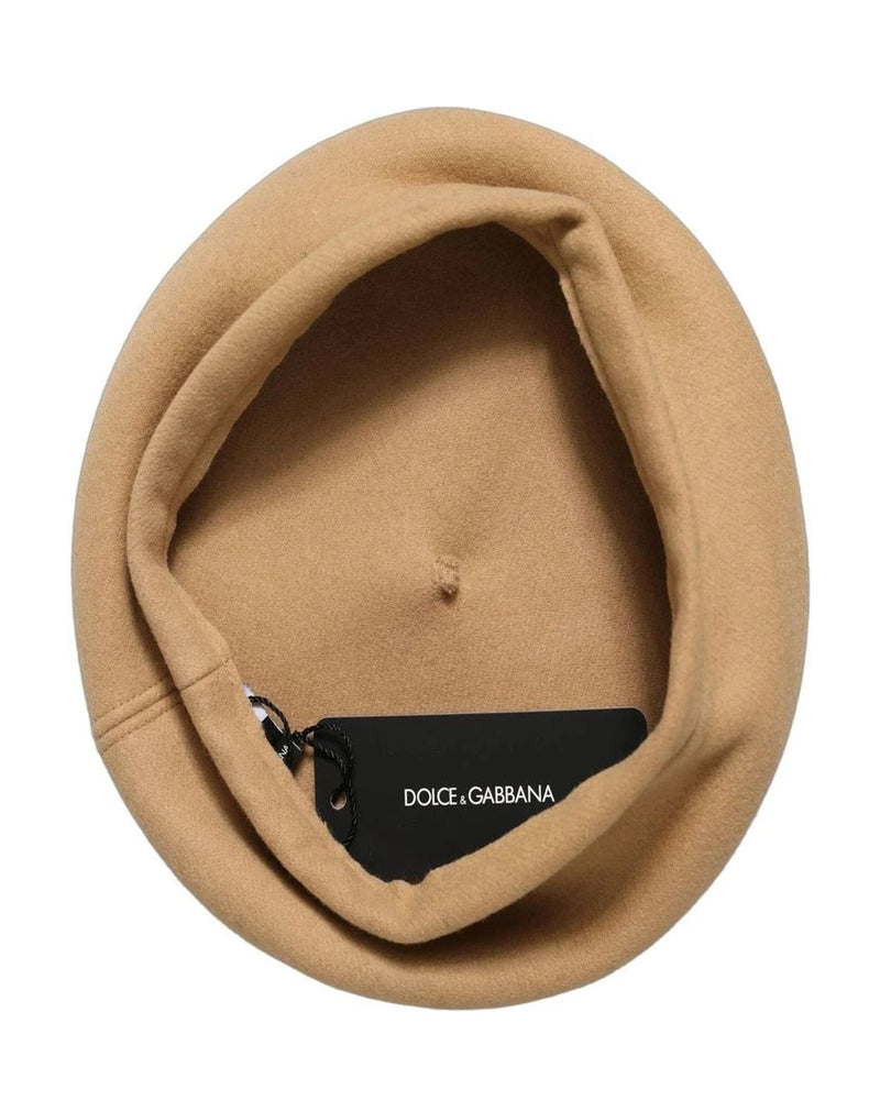 Dolce & Gabbana Beret in beige, Wool