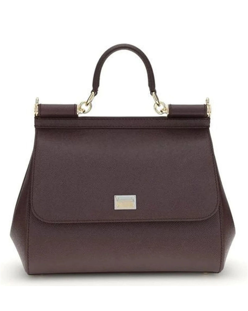 Dolce & Gabbana Satchel Bag in red, Calf Leather