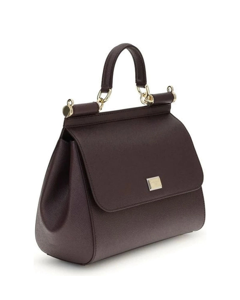 Dolce & Gabbana Satchel Bag in red, Calf Leather — view 2