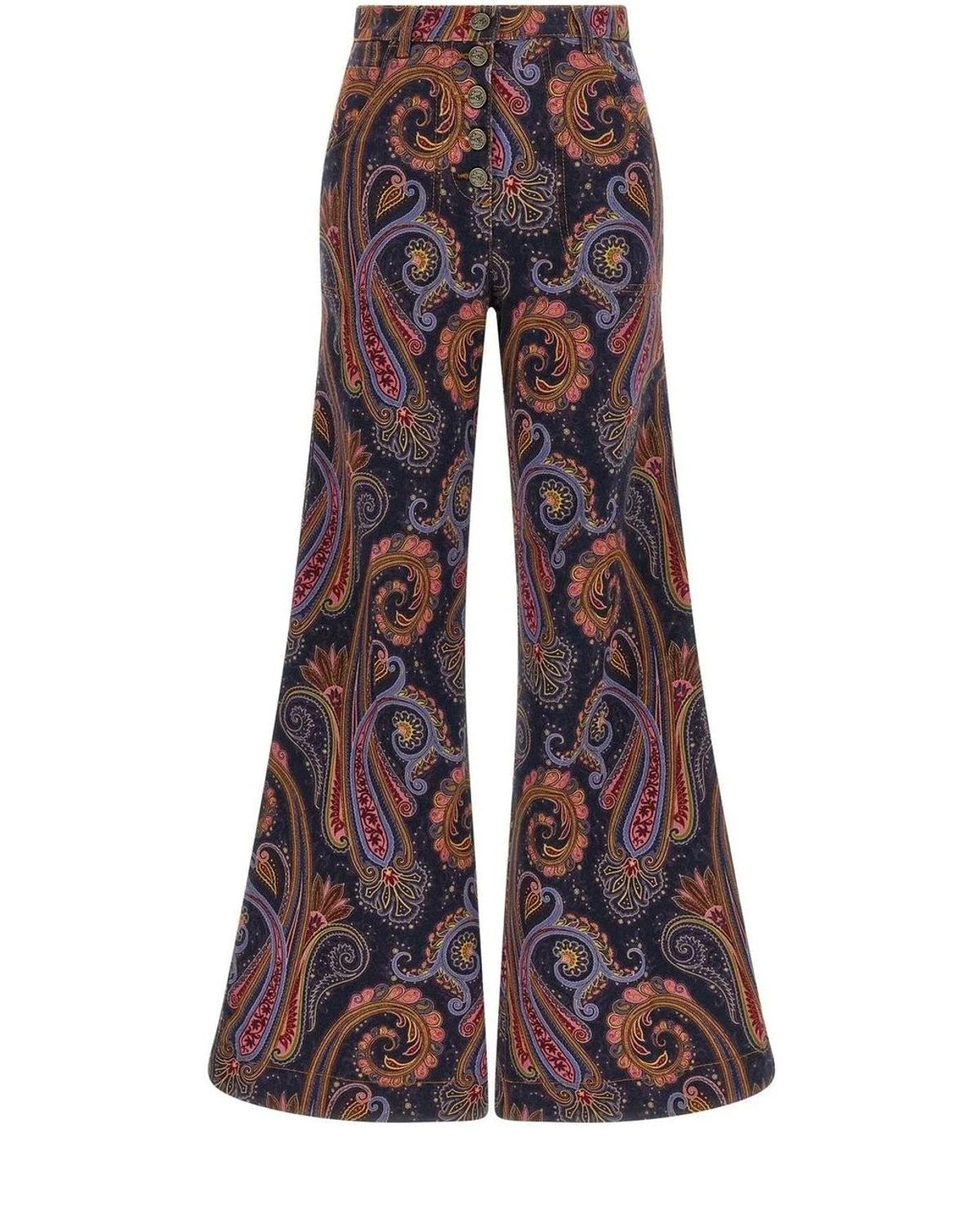 Etro Jean in multicolor, Cotton