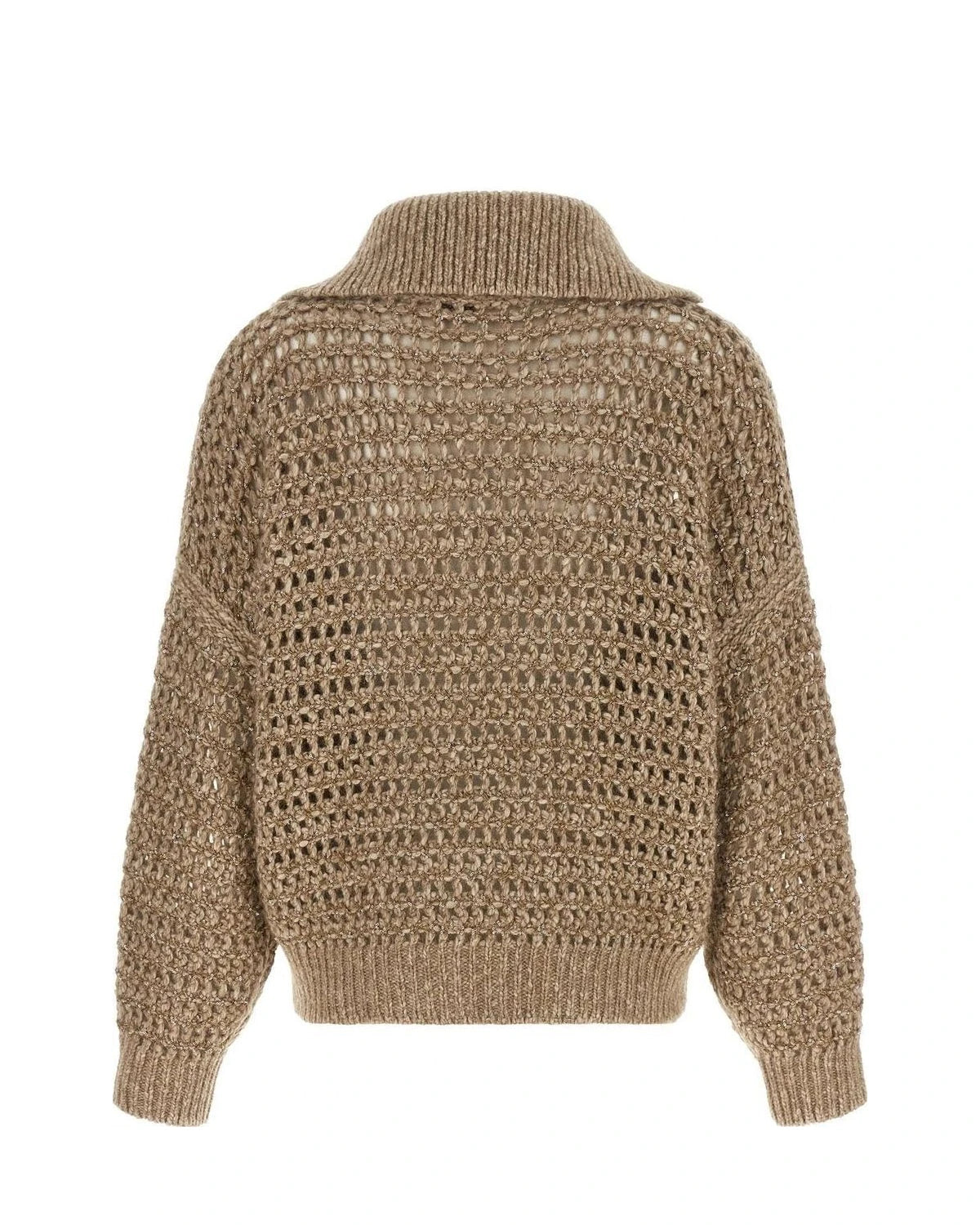 Brunello Cucinelli Cardigan in beige, Wool — view 2