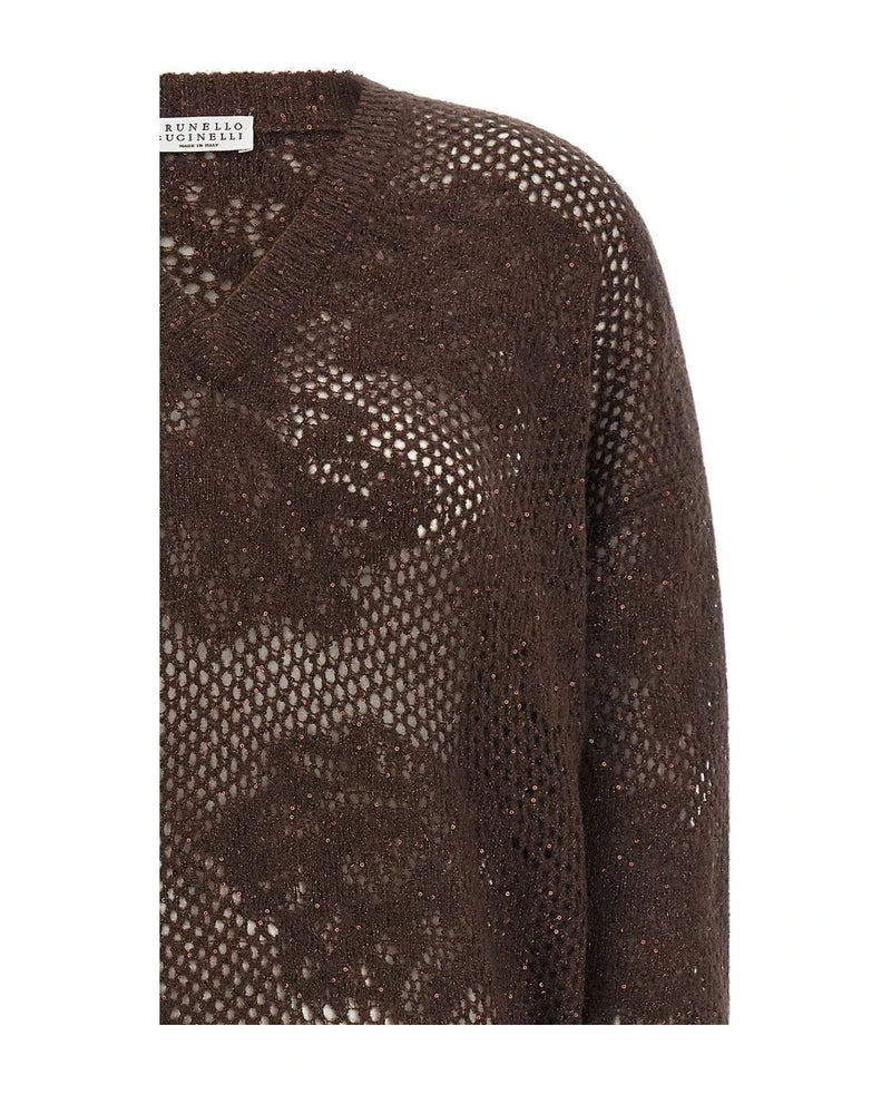 Brunello Cucinelli Brown Sweater