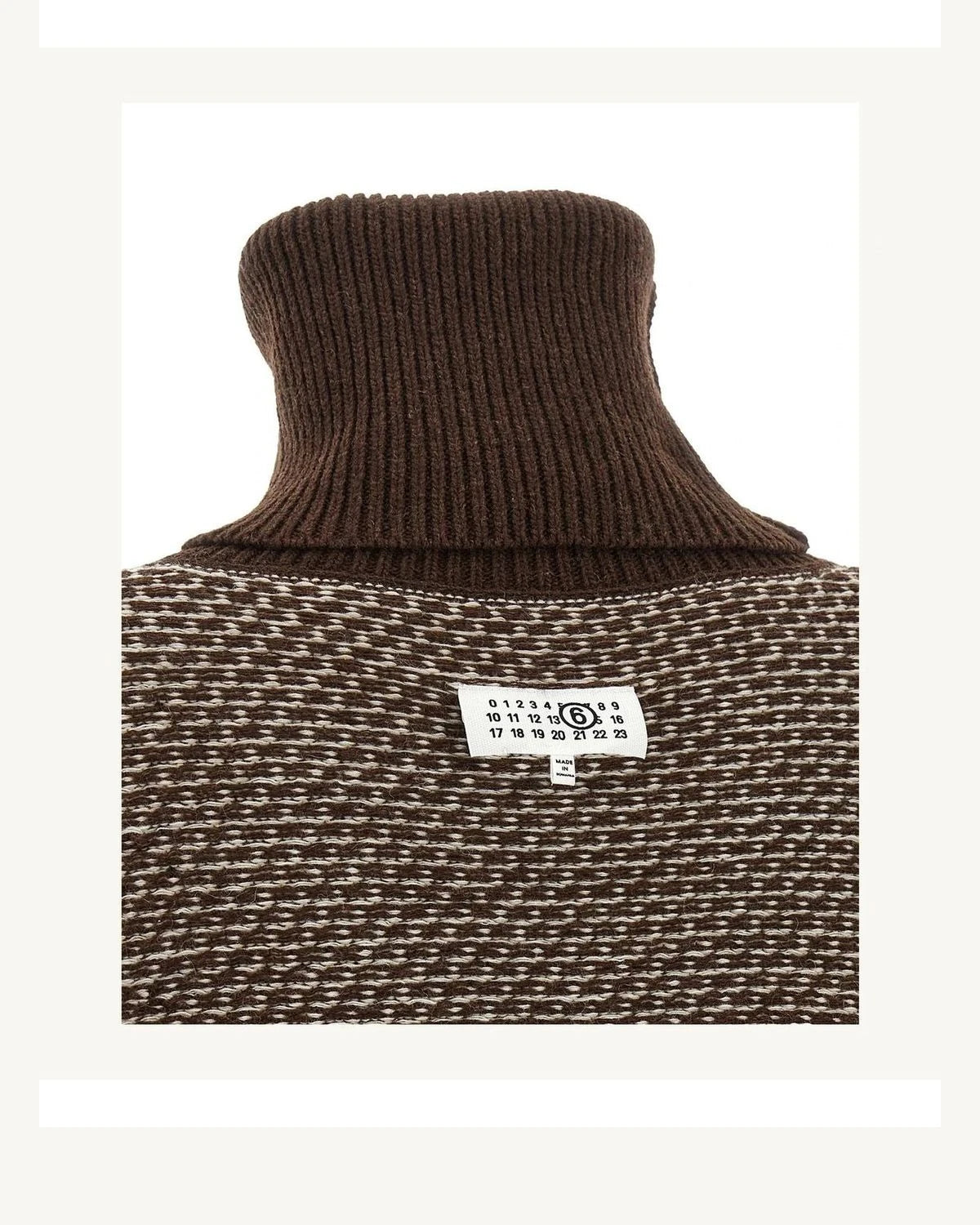 MM6 Maison Margiela Dresse in brown, Wool — view 6