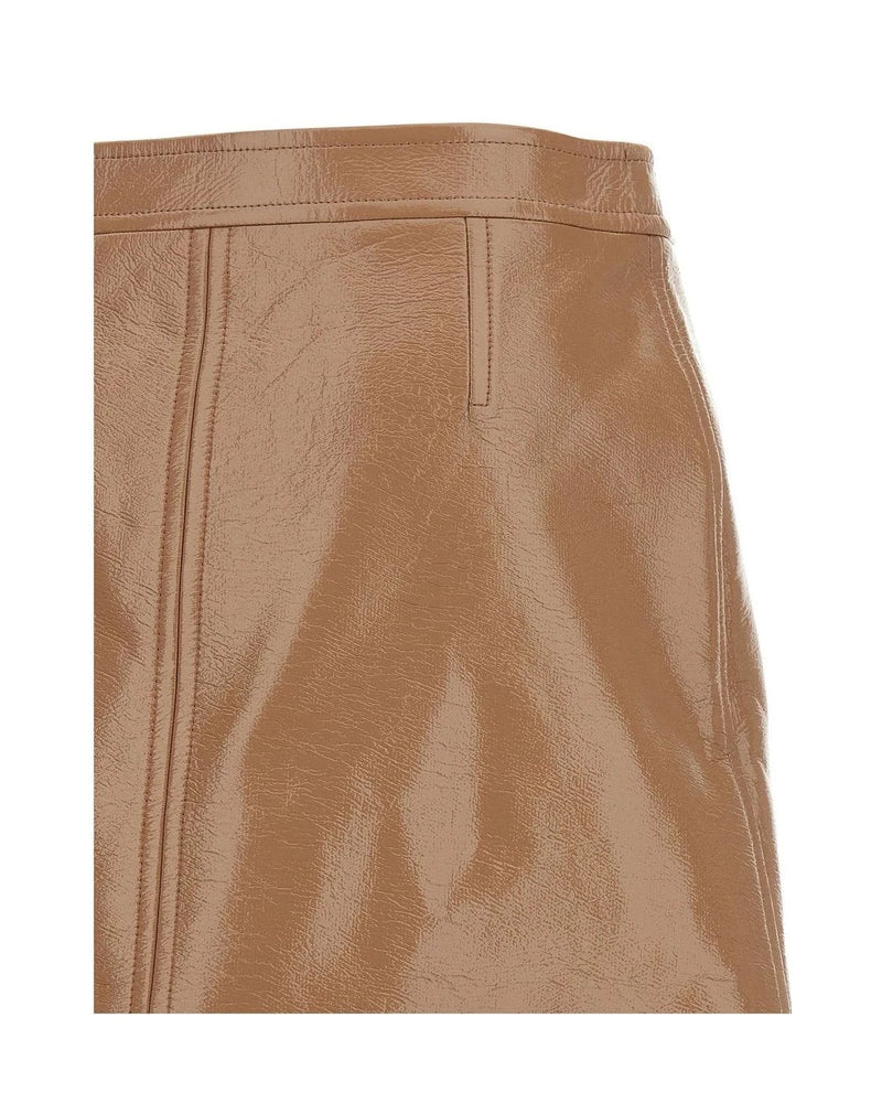 Courrèges Skirt in beige, Cotton — view 4