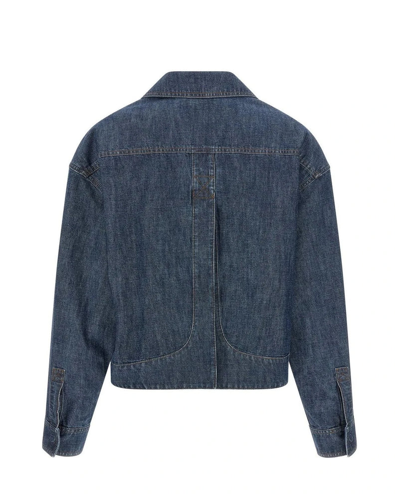 Fendi Trucker Jacket in blue — view 2