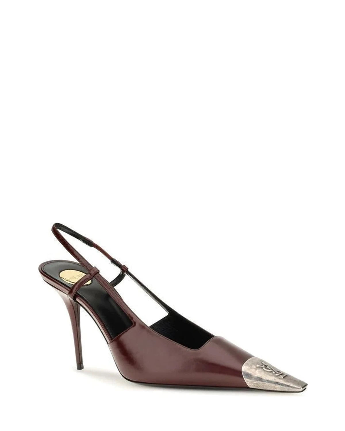 Saint Laurent Burgundy Pumps