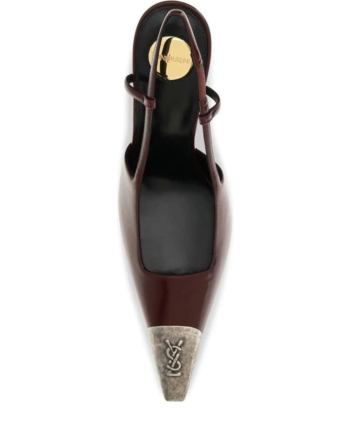 Saint Laurent Pumps in red, Calf Leather — view 3