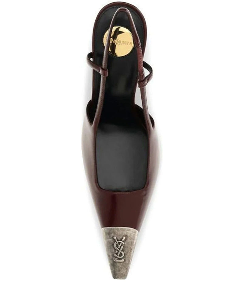 Saint Laurent Pumps in red, Calf Leather — view 4