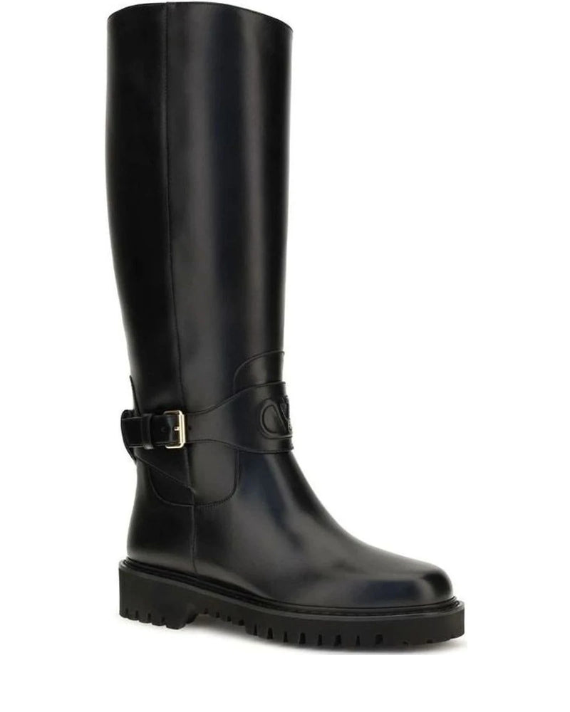 Valentino Garavani Boots in black, Calf Leather — view 2