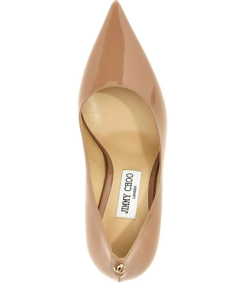 Jimmy Choo Pumps in beige, Calfskin Leather — view 4