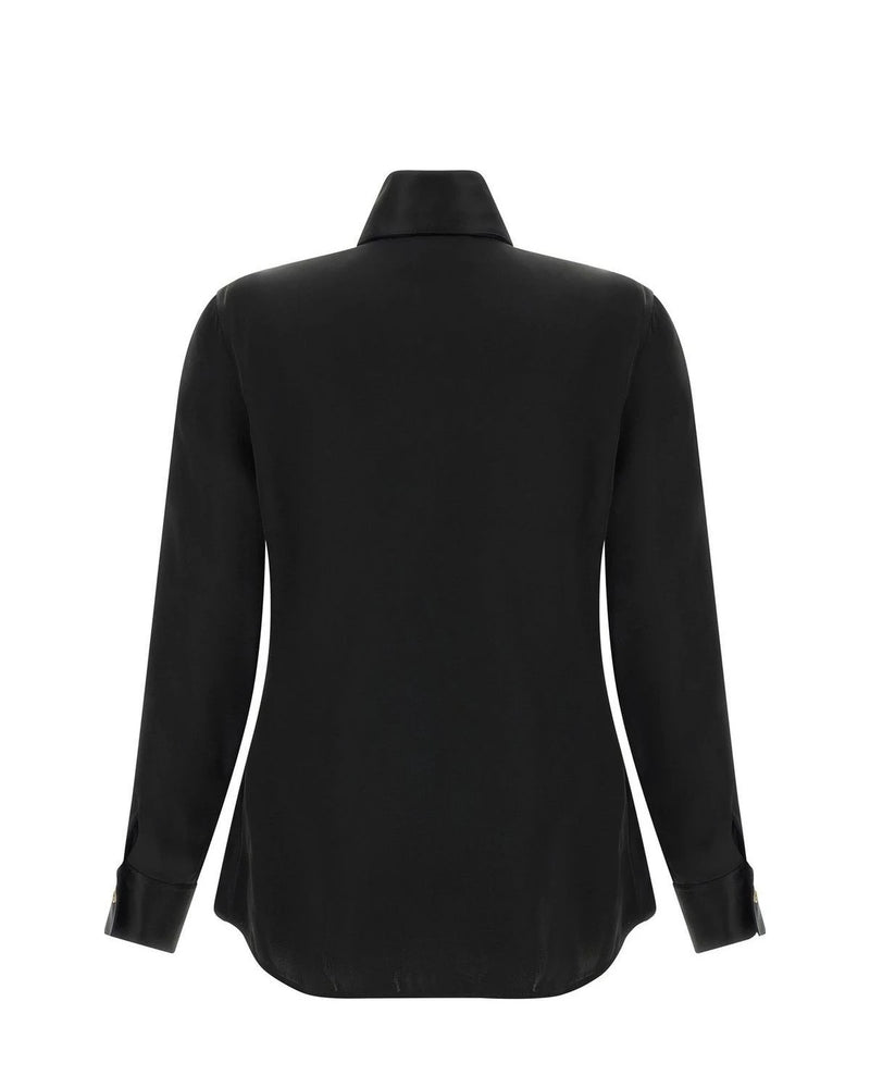Khaite Dress Shirt in black, Acetate — view 2