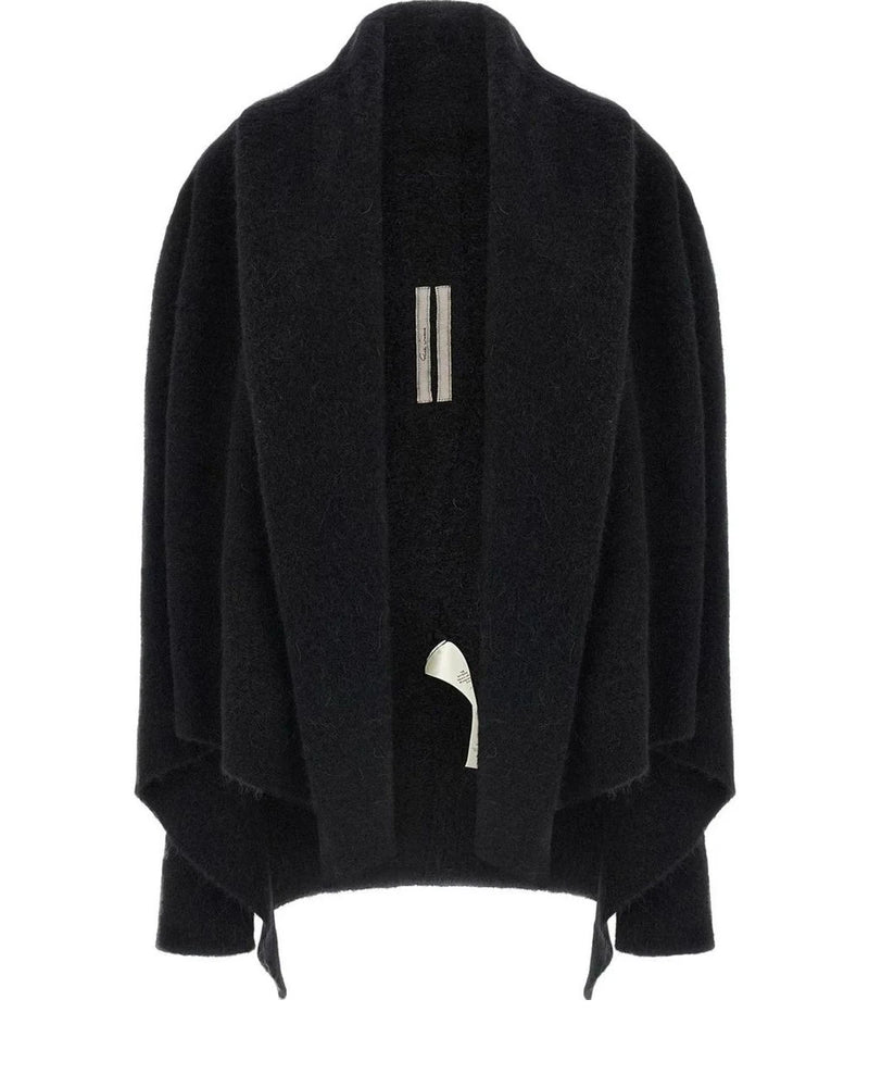 Rick Owens Cardigan in black, Alpaca
