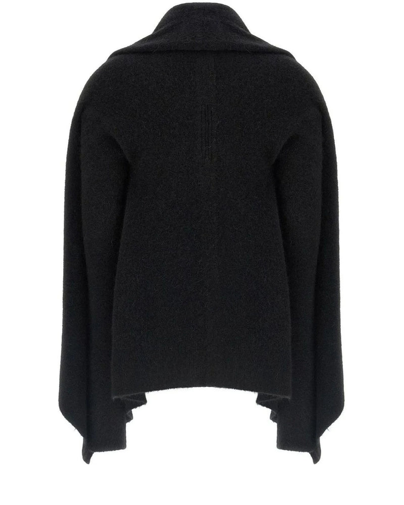 Rick Owens Cardigan in black, Alpaca — view 2