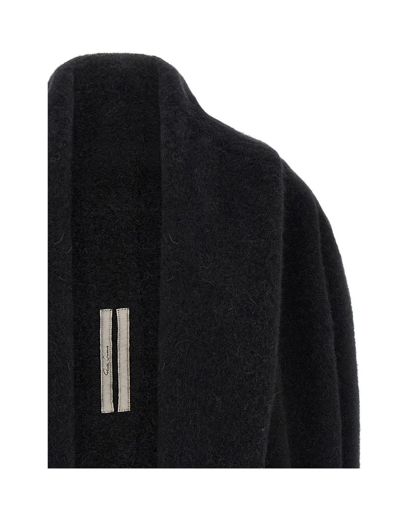 Rick Owens Cardigan in black, Alpaca — view 3