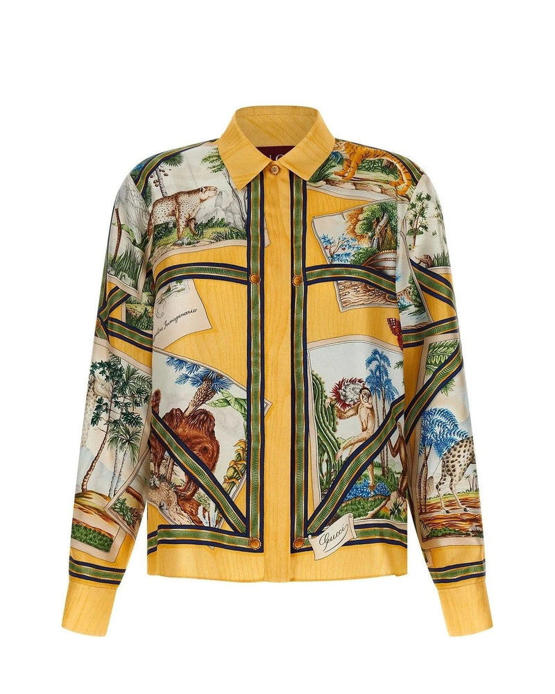Gucci Blouse in multicolor, Silk