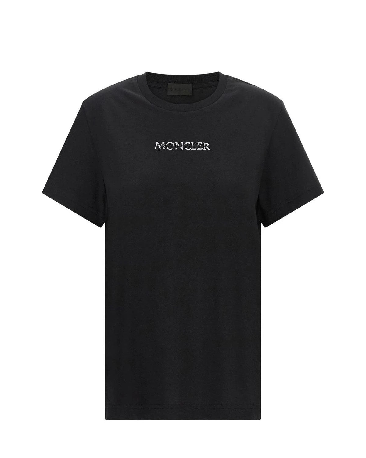Moncler T-Shirt in black, Cotton