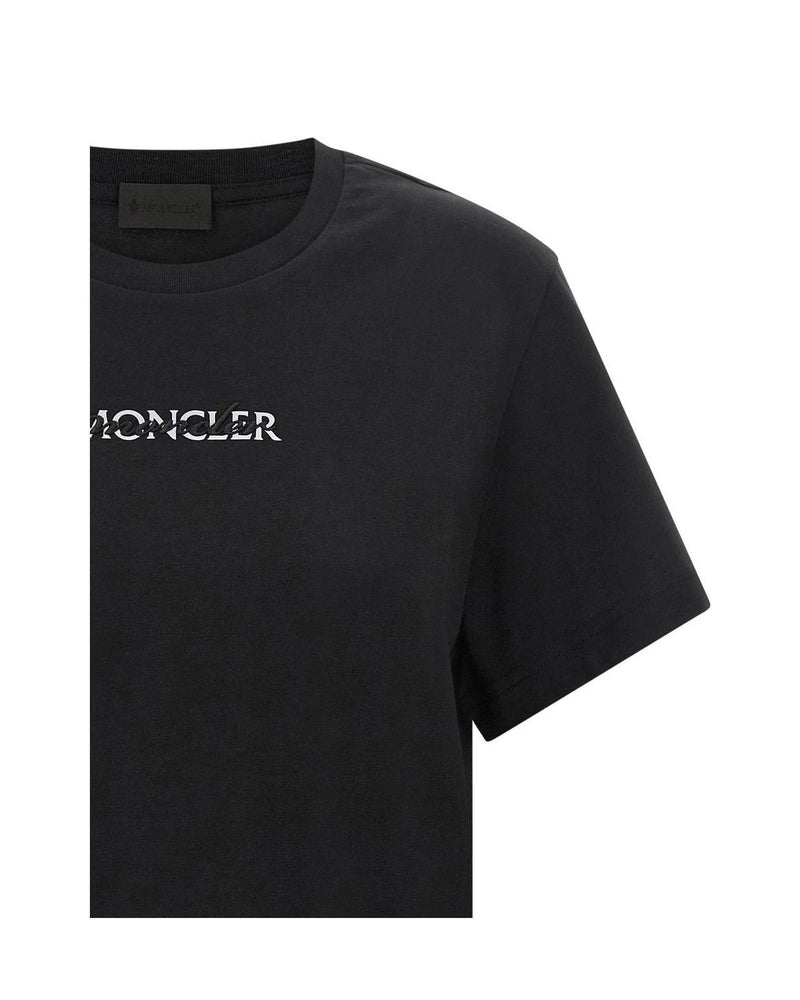 Moncler T-Shirt in black, Cotton — view 3