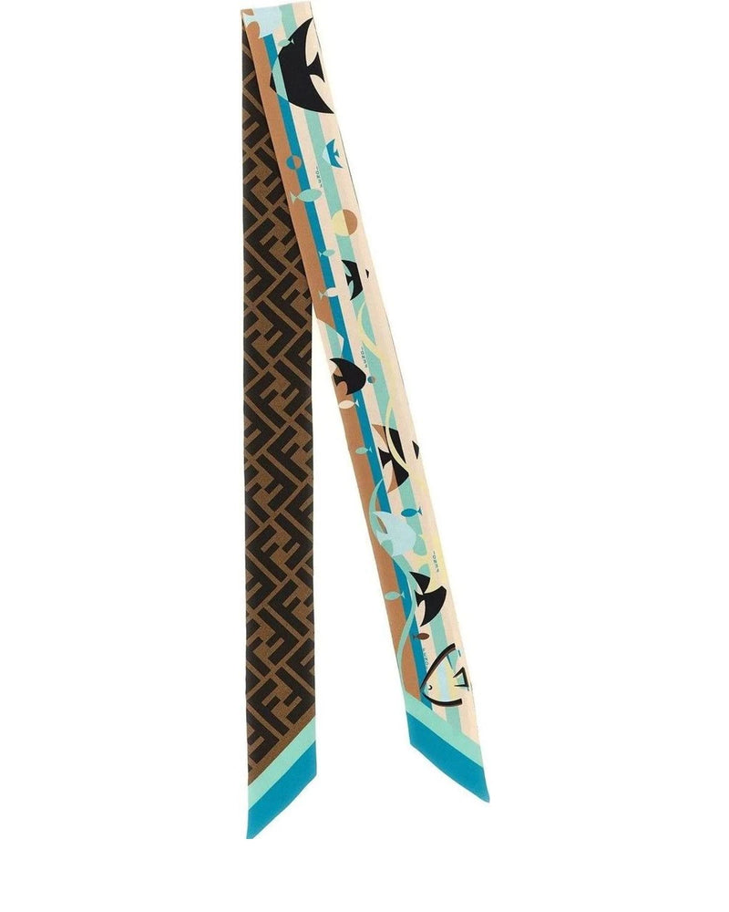 Fendi Durags & Hair Wrap in multicolor, Silk