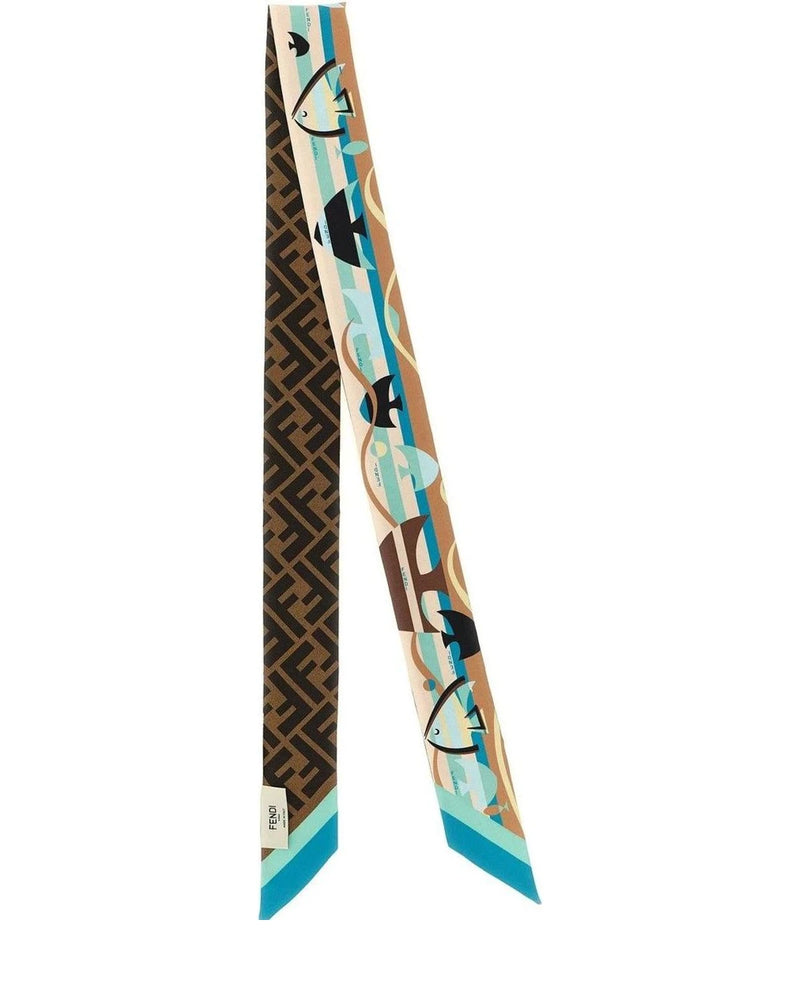 Fendi Durags & Hair Wrap in multicolor, Silk — view 2