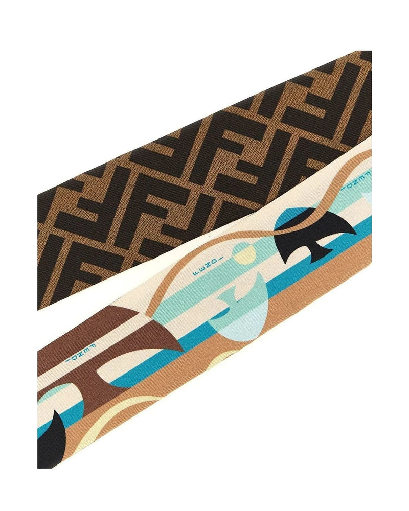 Fendi Durags & Hair Wrap in multicolor, Silk — view 3