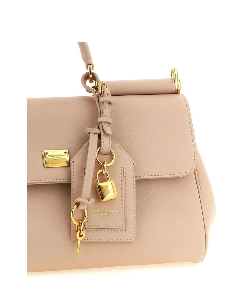 Dolce & Gabbana Satchel Bag in pink, Leather — view 4