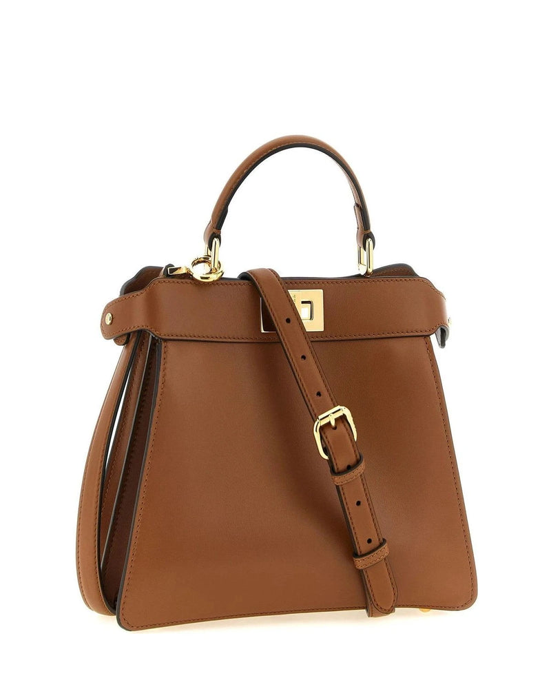 Fendi Satchel Bag in brown, Calfskin Leather — view 2